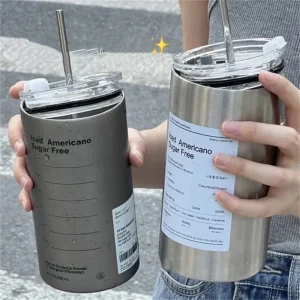Portable 600ml Thermos Cup