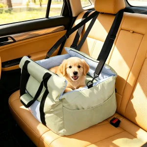 Dog Car Seat for Small Dogs Soft Pet Car Travel Carrier