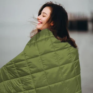 Outdoor Puffy Camping Blanket
